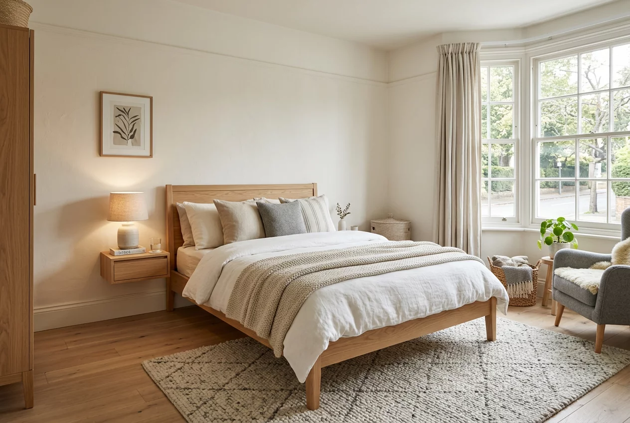 Scandinavian Bedroom Setup
